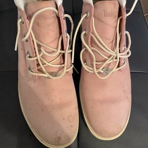 Pink Timberland Boots